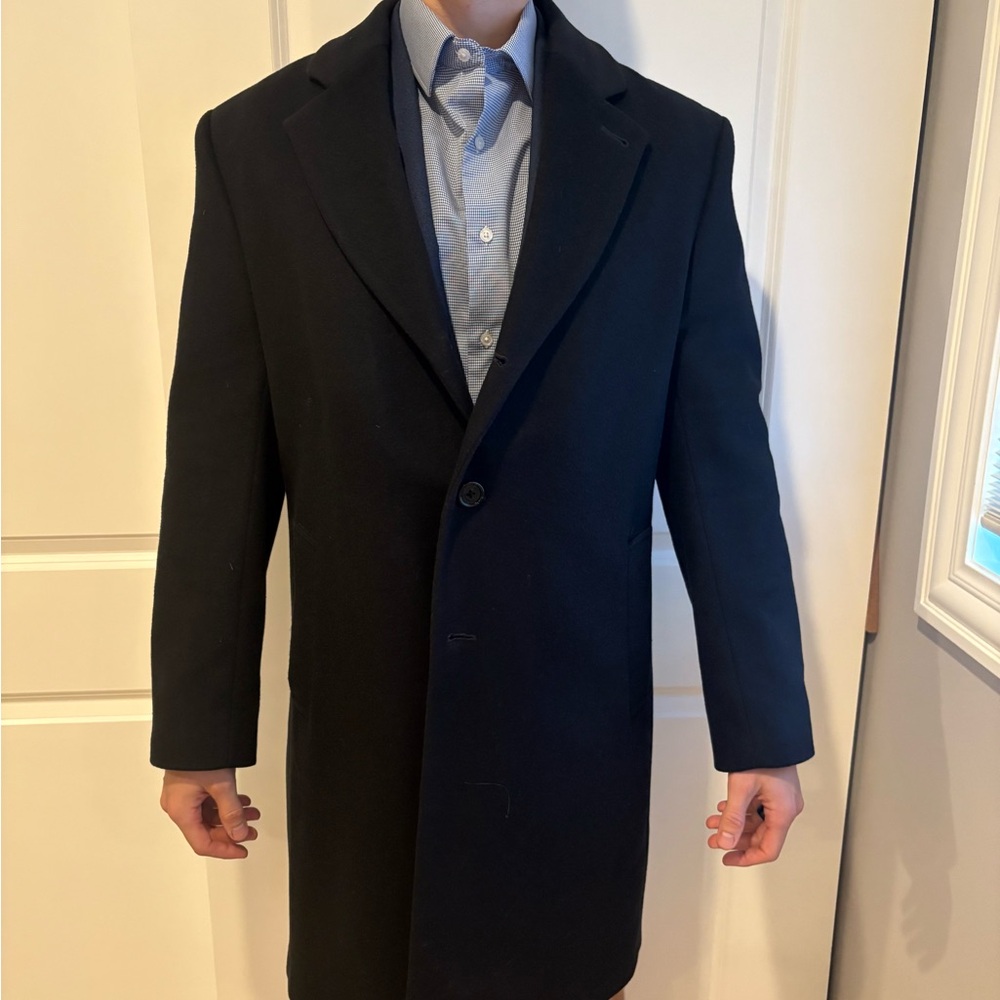 Michael Kors Men’s Wool Overcoat – Size M
